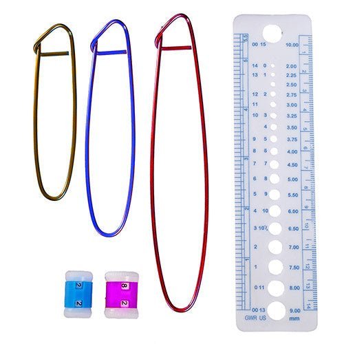 Häkelset für Anfänger – 69 - teiliges Set mit Etui, Garn und Nadeln - Easy2sell - Deluxe