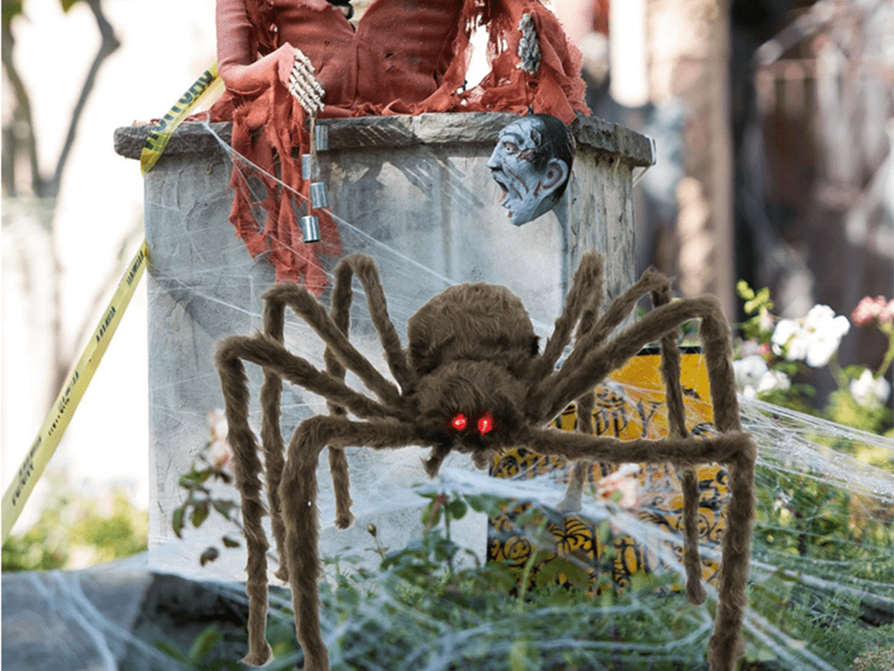 Halloween Dekoration Riesen Spinne Tarantula Plüsch Horror gruselige Deko Spinne - Easy2sell - Deluxe