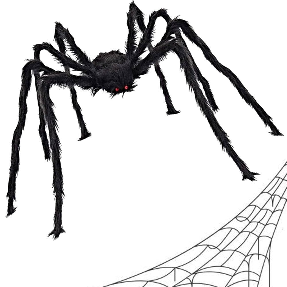 Halloween Dekoration Riesen Spinne Tarantula Plüsch Horror gruselige Deko Spinne - Easy2sell - Deluxe