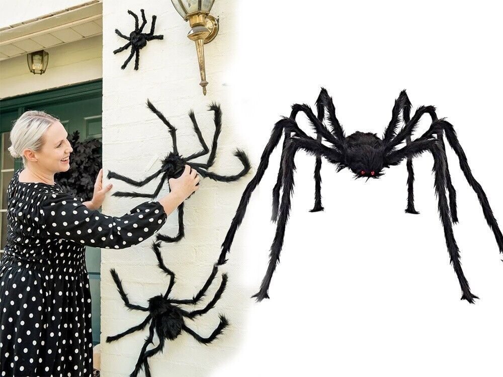 Halloween Dekoration Riesen Spinne Tarantula Plüsch Horror gruselige Deko Spinne - Easy2sell - Deluxe