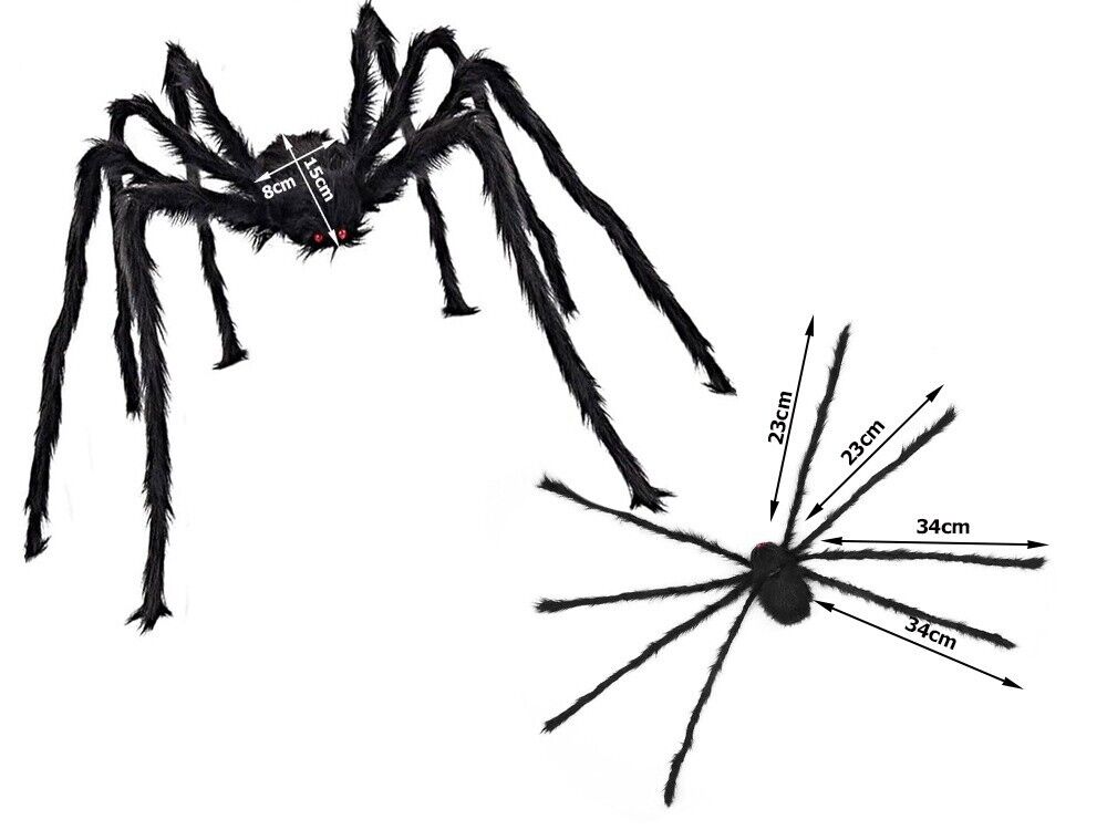 Halloween Dekoration Riesen Spinne Tarantula Plüsch Horror gruselige Deko Spinne - Easy2sell - Deluxe