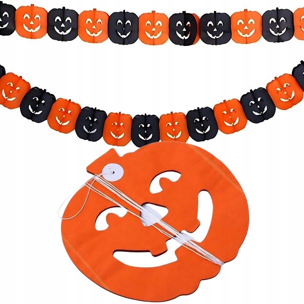 Halloween Girlande mit Kürbissen & Spinnen - Easy2sell - Deluxe