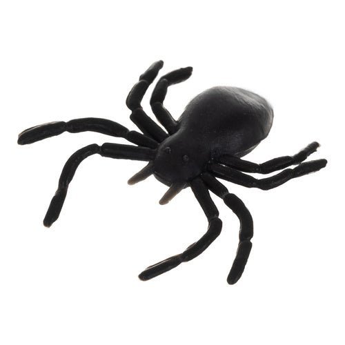 Halloween Spinnen Deko – 10er Set Realistische Kunststoffspinnen Schwarz - Easy2sell - Deluxe