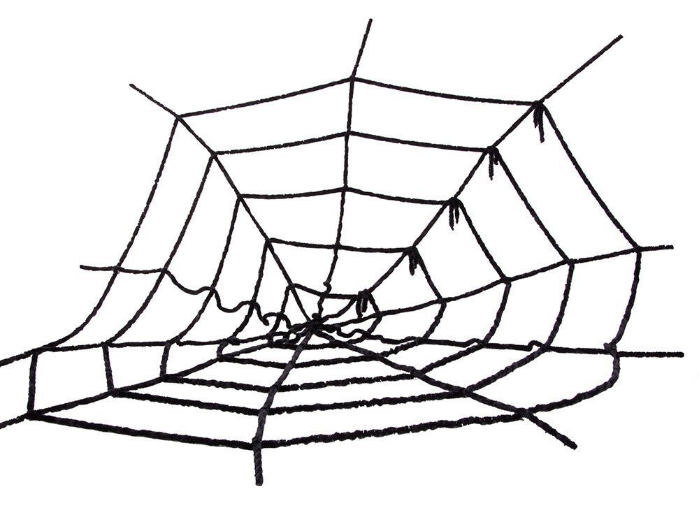 Halloween Spinnennetz Spinnweben Spinnen Netz Party Horror Dekoration 90x90cm - Easy2sell - Deluxe