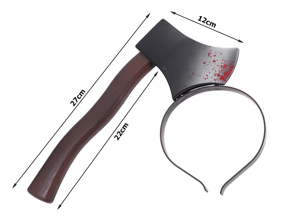Halloween Verkleidung Haarreifen Axt Beil Säge Spritze Schere Haarreif Kostüm - Easy2sell - Deluxe