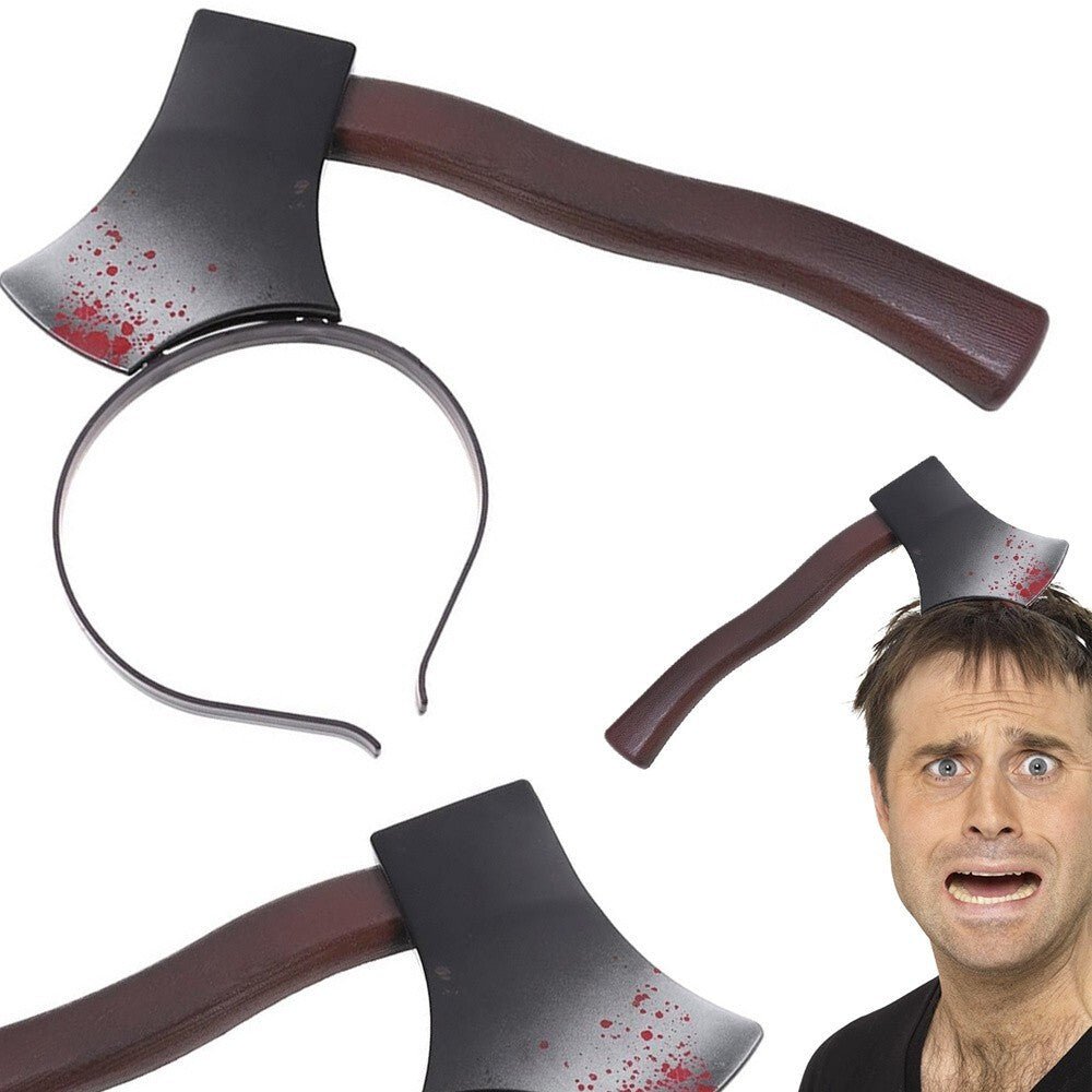 Halloween Verkleidung Haarreifen Axt Beil Säge Spritze Schere Haarreif Kostüm - Easy2sell - Deluxe