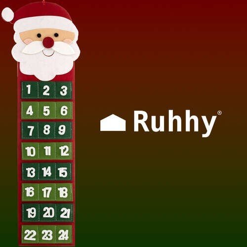 Hängender Filz Adventskalender 24 Taschen - Easy2sell - Deluxe
