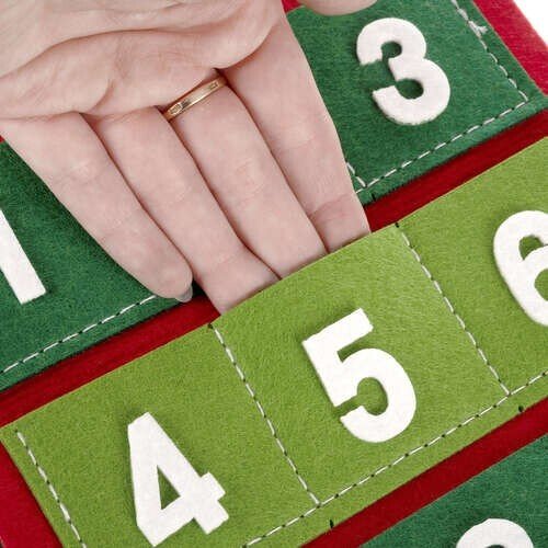 Hängender Filz Adventskalender 24 Taschen - Easy2sell - Deluxe