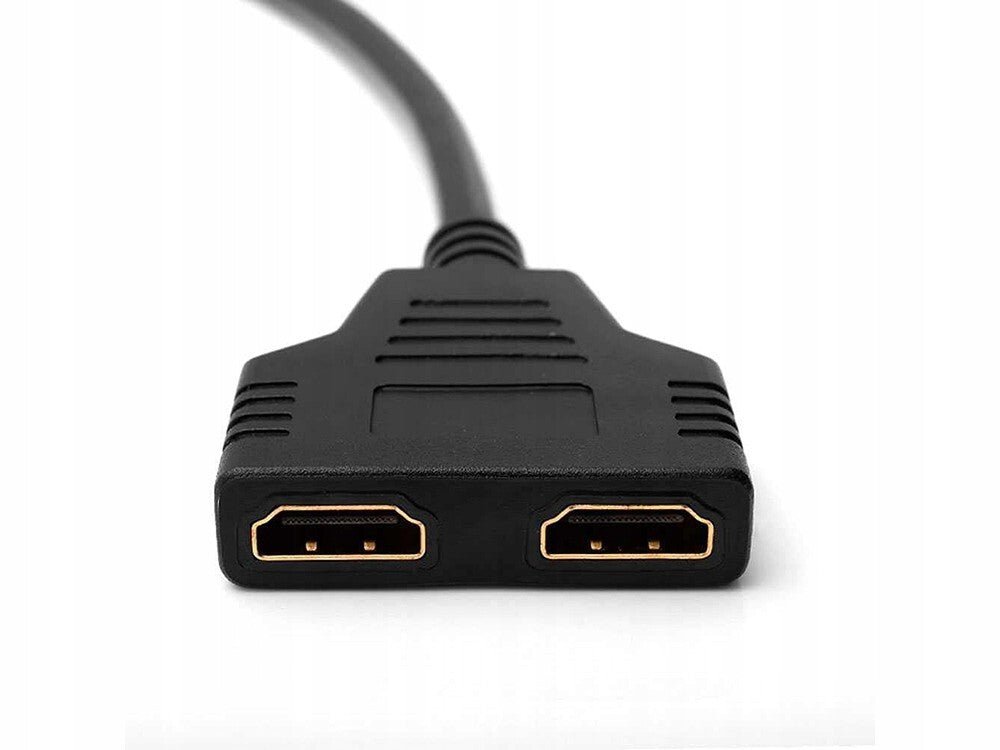 HDMI Splitter Verteiler 2 in 1 Adapter Konverter Hub Kabel PC TV HDMI Wandler - Easy2sell - Deluxe