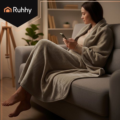 Heizdecke Matte 180x130cm beige Ruhhy 26224 - Easy2sell - Deluxe