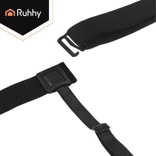 Hemdenhalter 2er Set für Herren – Elastische Hemdstraps in Schwarz - Easy2sell - Deluxe
