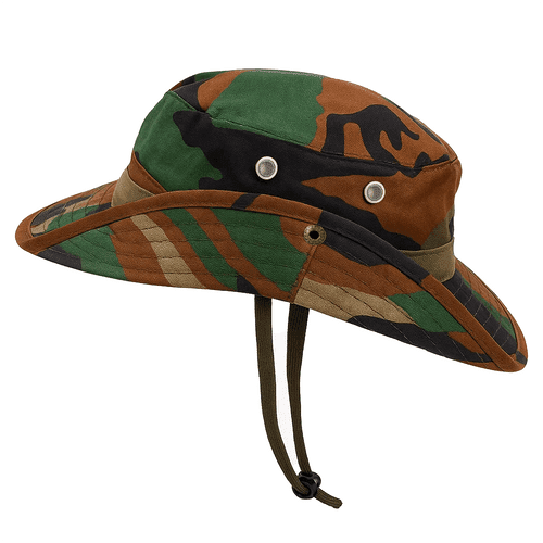 Herren - Angelhut verstellbar mit Belüftung – Camouflage - Easy2sell - Deluxe