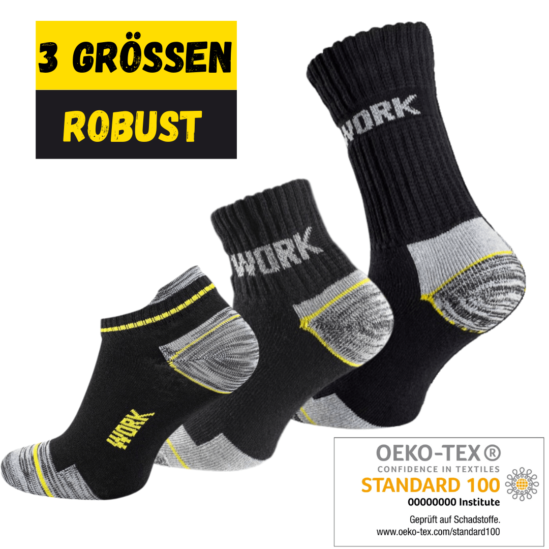 Herren Arbeitssocken WORK schwarz - Easy2sell - Deluxe