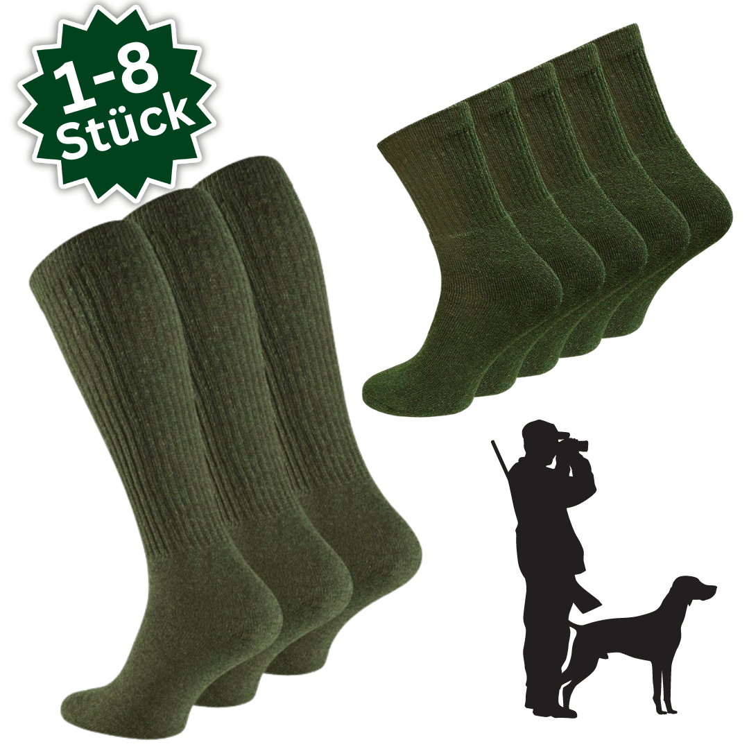 Herren Bundeswehrsocken Olivgrün 1 - 8 Paar - Easy2sell - Deluxe