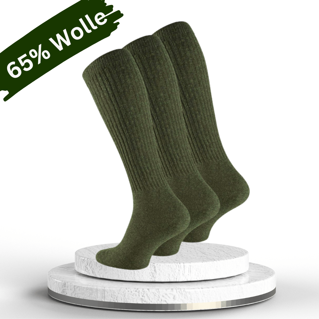 Herren Bundeswehrsocken Olivgrün 1 - 8 Paar - Easy2sell - Deluxe