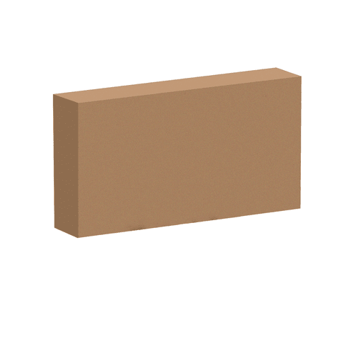 Holzregal für Puppen 54 Fächer 10 cm Sperrholz beige 104x46x4,5 cm Wandregal