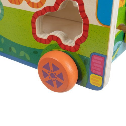 Holzspielzeug Sortierauto – 3er Set Steckspiel aus Holz für Kinder - Easy2sell - Deluxe