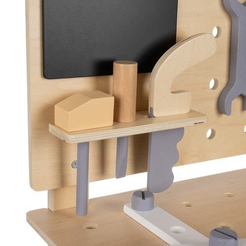 Holzwerkstatt Kinder Werkbank Set – Pädagogisches Holzspielzeug ab 3 Jahren - Easy2sell - Deluxe