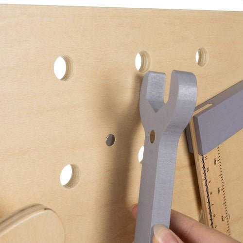 Holzwerkstatt Kinder Werkbank Set – Pädagogisches Holzspielzeug ab 3 Jahren - Easy2sell - Deluxe
