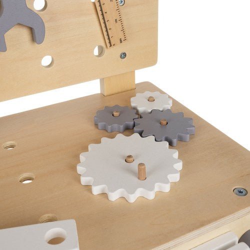 Holzwerkstatt Kinder Werkbank Set – Pädagogisches Holzspielzeug ab 3 Jahren - Easy2sell - Deluxe