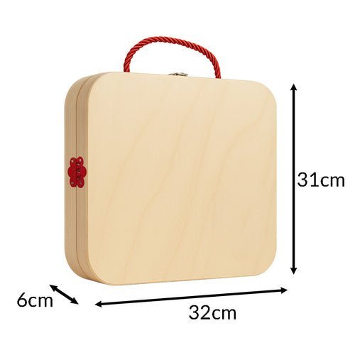 Holzwerkzeugkasten Kinder – 10 - teiliges DIY Konstruktionsspielzeug Set - Easy2sell - Deluxe