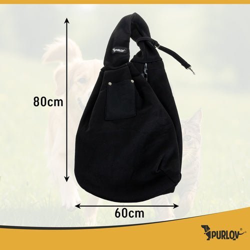 Hunde - Tragetasche mit Geschirrleine – Känguru - Trage für Katzen und Welpen - Easy2sell - Deluxe