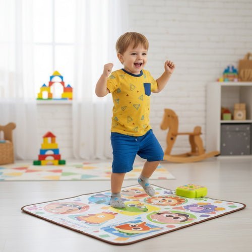 Interaktive Tanzmatte für Kinder – Musikmatte mit Tiermotiven, 82x65 cm - Easy2sell - Deluxe