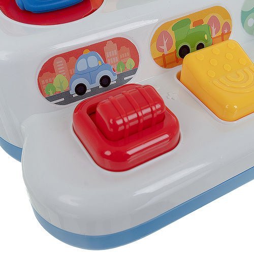 Interaktives Pop - Up Spielzeug – 4 Hüpffahrzeuge für Kinder ab 18 Monaten - Easy2sell - Deluxe