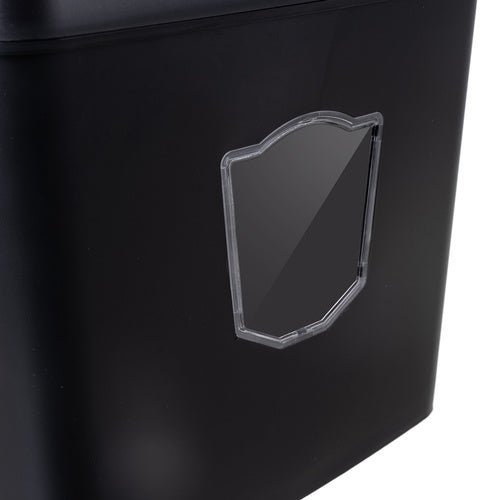 Aktenvernichter Papier CDs A4 P-4 5 Blatt 12,5 L 4x40 mm Rücklauf Auto Schwarz