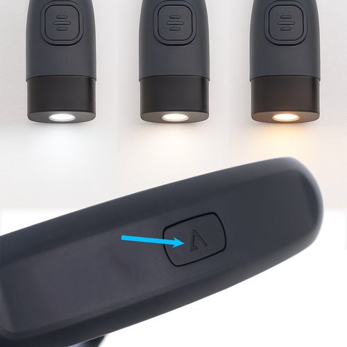Izoxis 25675 LED-Leselampe zum Umhängen, schwarz