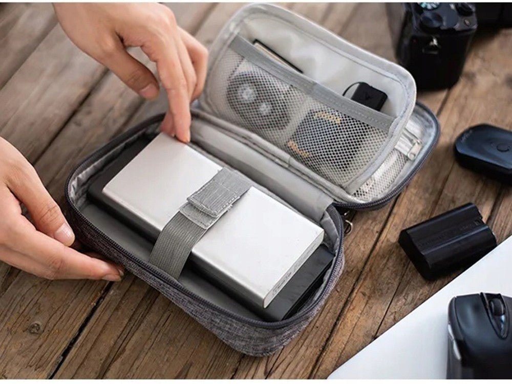 Kabel Elektronik Zubehör Reise Tasche Organizer Aufbewahrungtasche USB Netzteil - Easy2sell - Deluxe