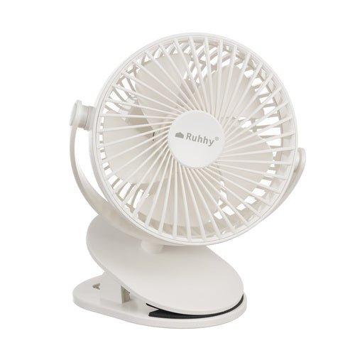 Kabelloser Clip - Ventilator mit 360° Drehung, weiß - Easy2sell - Deluxe