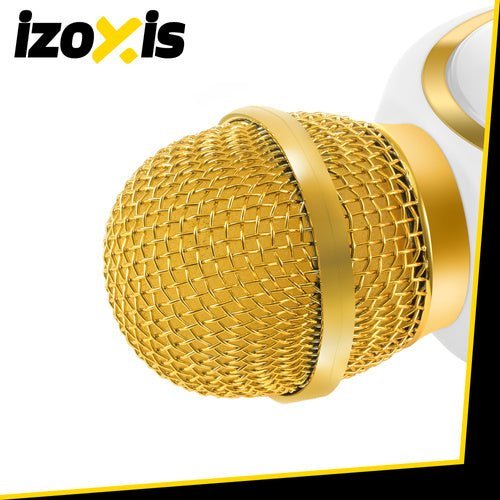 Kabelloses Karaoke - Mikrofon mit klarer Klangqualität, weiß - Easy2sell - Deluxe