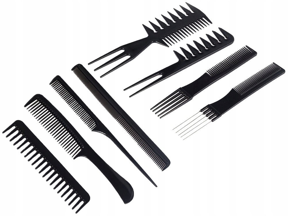 Kammset 10 - teilig für Haarstyling - Easy2sell - Deluxe