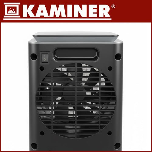 Keramikheizung PTC 1500W Elektrischer Heizlüfter mit LED - Anzeige, Schwarz - Easy2sell - Deluxe