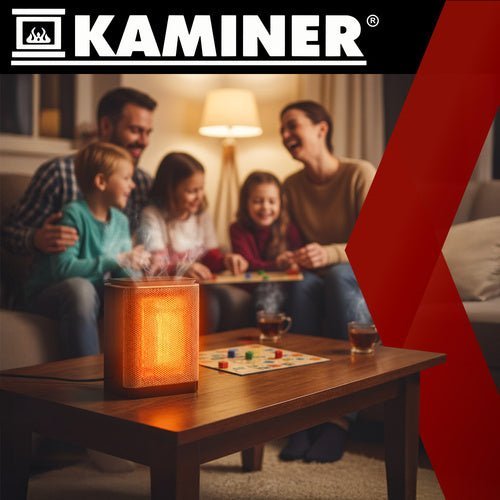 Keramikheizung PTC 1500W Elektrischer Heizlüfter mit LED - Anzeige, Schwarz - Easy2sell - Deluxe