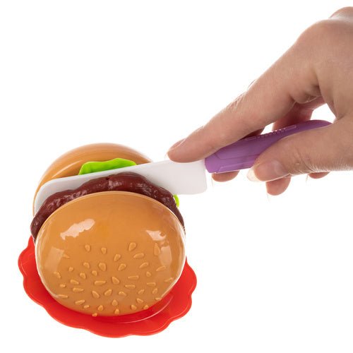 Kinder - Kochset mit Klett - Pizza und Fast - Food - Spielzeug – 42 - teilig - Easy2sell - Deluxe