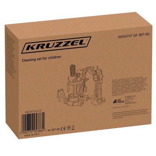 Kinder Reinigungsset 18 - in - 1 Spielzeug mit Staubsauger und Trolley - Easy2sell - Deluxe