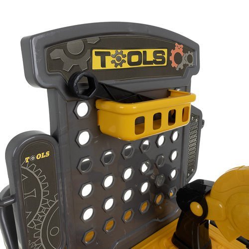 Kinder Spielzeugwerkstatt 3 - in - 1 – Mobiler Werkzeugwagen mit 59 Teilen - Easy2sell - Deluxe