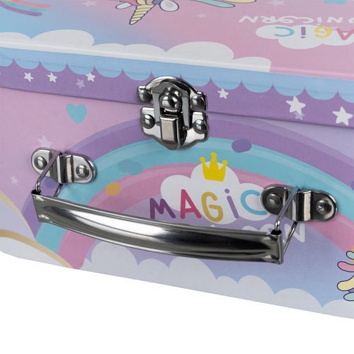 Kinder - Teeservice im Koffer – 42 - teiliges Spielzeug - Set mit Etagere, Bunt - Easy2sell - Deluxe
