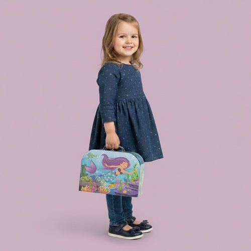 Kinder - Teeservice Meerjungfrau – 9 - teiliges Metall - Spielzeugset, Pastell - Easy2sell - Deluxe