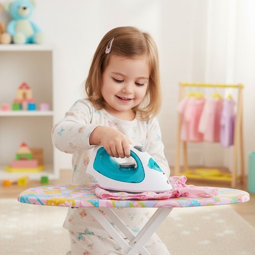 Kinderbügeleisen Interaktiv mit Sound und Licht – Blaues Spielzeug ab 3 Jahren - Easy2sell - Deluxe