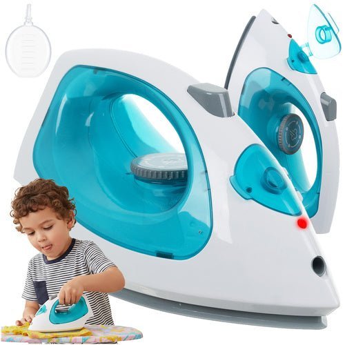 Kinderbügeleisen Interaktiv mit Sound und Licht – Blaues Spielzeug ab 3 Jahren - Easy2sell - Deluxe