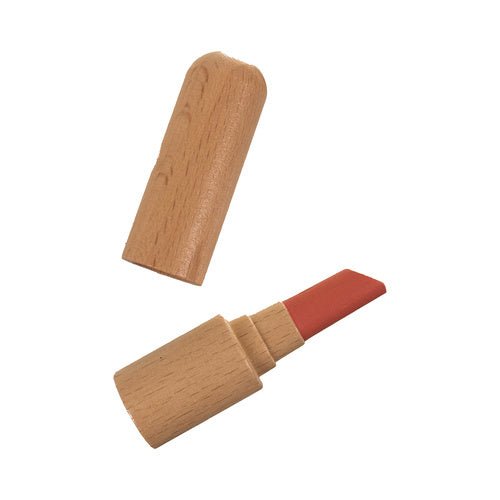 Kinderkosmetikset aus Holz – 17 - teiliges Lernspielzeug mit Kosmetiktasche - Easy2sell - Deluxe