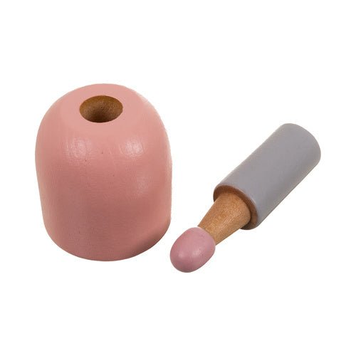 Kinderkosmetikset aus Holz – 17 - teiliges Lernspielzeug mit Kosmetiktasche - Easy2sell - Deluxe