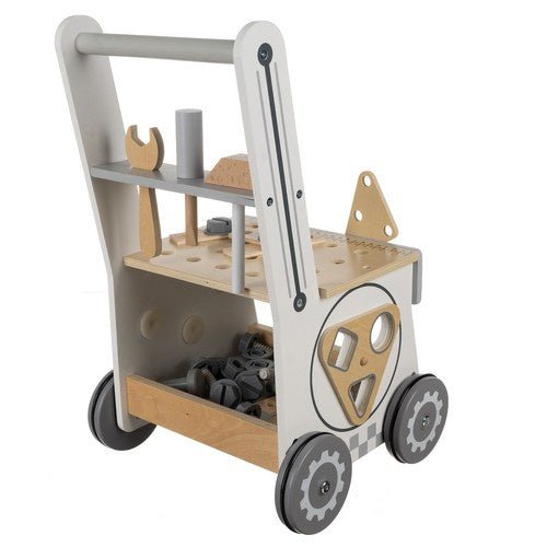 Kinderwerkstatt 3 - in - 1 Holzspielzeug Werkbank für Kinder ab 3 Jahren, Grau - Easy2sell - Deluxe