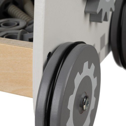 Kinderwerkstatt 3 - in - 1 Holzspielzeug Werkbank für Kinder ab 3 Jahren, Grau - Easy2sell - Deluxe