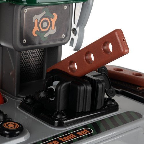 Kinderwerkstatt 3 - in - 1 Werkzeug Set im Rollkoffer – Lernspielzeug ab 3 Jahren - Easy2sell - Deluxe