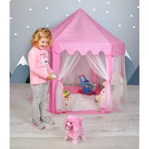 Kinderzelt Rosa Palastzelt – Spielzelt mit 6 Eingängen für Haus und Garten - Easy2sell - Deluxe