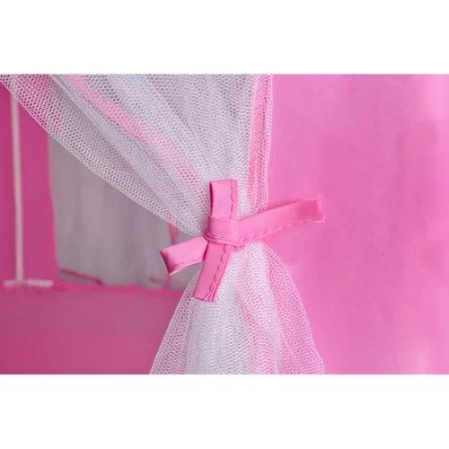 Kinderzelt Rosa Palastzelt – Spielzelt mit 6 Eingängen für Haus und Garten - Easy2sell - Deluxe
